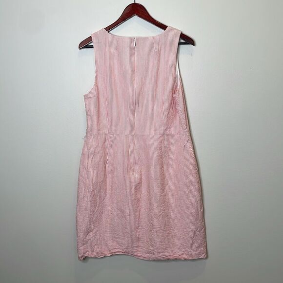 J. Crew Seersucker Dress Size 14 - Picture 8 of 9